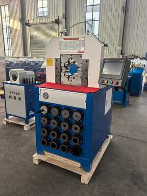 Bom preço. Máquina de Crimpagem de Mangueira Hidráulica de 3 Polegadas 6-76mm com 15 Matrizes e Molde de Troca Rápida para Prensagem Eficiente de Mangueiras on-line