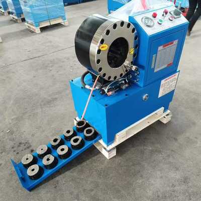 DX68 Crimper de mangueira hidráulica com 6-51mm Crimping Range 10 Dies e 200 Pcs por eficiência hora