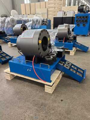 Máquina de enrolamento manual de mangueira de alta eficiência 600T com alcance de enrolamento de 6-51 mm para aplicações hidráulicas