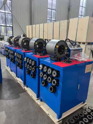 Bom preço. 2 polegadas 600T Força de Crimping Máquina de Crimping de mangueira de borracha com 6-51mm alcance e 10 matas intercambiáveis on-line
