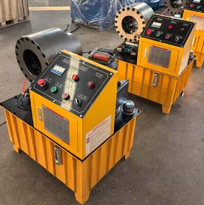 Bom preço. Máquina de crimpagem de mangueiras DX68 com pressão de bomba de óleo de 31,5 MPa, opções de tensão de 220v/240v/380v/415v e potência de motor de 3KW/4KW on-line