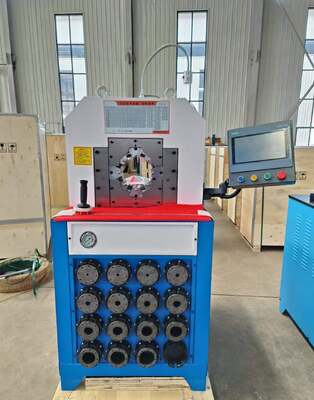 Bom preço. Modelo super de espessura de 3 polegadas, força de friso maior, mangueira hidráulica, sistema de controle do PLC, força do frisador 2800KN e dados de friso da escala 15 de 6-76mm para aplicações hidráulicas on-line