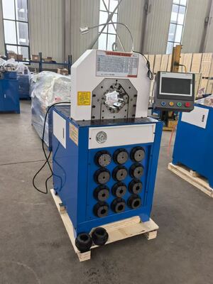 Bom preço. Modelo super de 3 polegadas de espessura, força de friso maior, mangueira hidráulica, sistema de controle de friso do PLC da máquina, tensão da força 380v do frisador 2800KN e dados de friso da escala 15 de 6-76mm para aplicações hidráulicas on-line