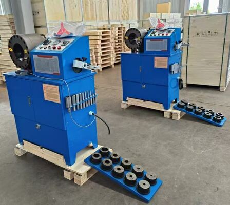 Bom preço. 2 polegadas De 6 a 51 mm 10 Dies Máquina de Crimping de mangueira hidráulica com função dupla e Máquina de Skiving de mangueira 2 funções em uma máquina Crimping / skiving para construção robusta on-line