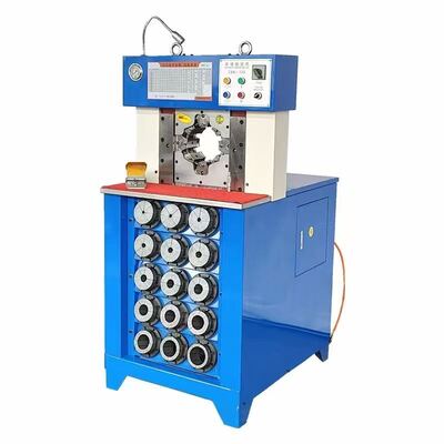 Bom preço. 3" modelo super da espessura máquina de friso da mangueira hidráulica do controle do PLC com escala de friso de 6-76mm cor preta força de pressão maior e abertura máxima de 165mm 15 dados on-line