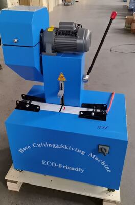 Bom preço. Máquina de corte de mangueira e esquiva de 2 polegadas de cor azul elétrica de 6 a 51 mm com dispositivos de proteção 220V / 380V / 110v Voltagem e 10 dies intercambiáveis Duas funções em uma máquina online